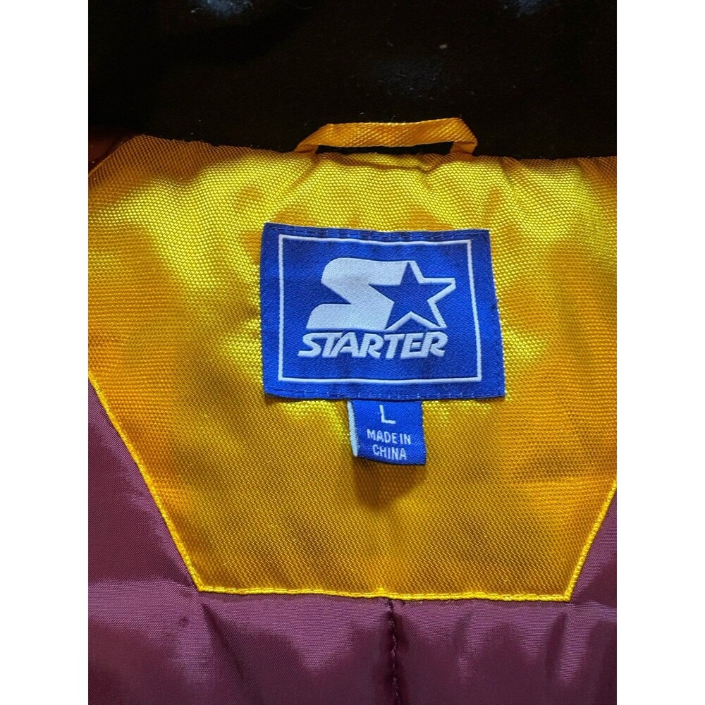 Rare VTG Minnesota Gophers NCAA Maroon Vintage 90s Full Zip Starter Jacket L - Picture 3 of 8
